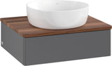 Villeroy & Boch Waschbeckenunterschrank Antao 600 mm Anthrazit Matt mit Auszug
