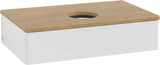 Villeroy & Boch Waschtischunterschrank Antao 800 mm Glossy White Lacquer mit LED-Beleuchtung