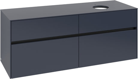 Villeroy & Boch Waschtischunterschrank Collaro C047 B0 1400 mm White Oak mit Beleuchtung