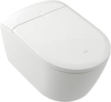 Villeroy & Boch Dusch-WC Supreo Select V16EN3 – Wandhängend, Pure Black CeramicPlus, 612x384x423 mm