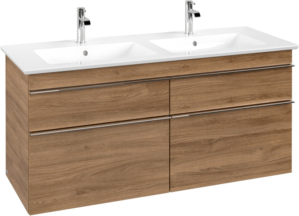Villeroy & Boch Waschbeckenunterschrank Venticello A 93001, 1253 mm, Glossy White, 4 Auszüge