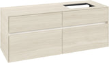 Villeroy & Boch Waschtischunterschrank Collaro C118 B0 1400 mm White Oak mit Beleuchtung und SoftClosing