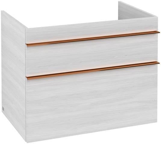 Villeroy & Boch VENTICELLO Waschtischunterschrank 753 mm Santana Oak mit 2 Auszügen und Glasabtrennungen