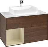 Villeroy & Boch Finion Waschtischunterschrank 1000 mm White Matt Lacquer mit LED-Beleuchtung