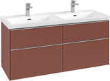 Villeroy & Boch Subway 3.0 Waschtischunterschrank 1272 mm Brilliant White mit 4 Auszügen