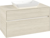Villeroy & Boch Waschtischunterschrank Collaro C109 B0 1000 mm White Oak mit LED-Beleuchtung und SoftClosing