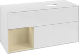 Villeroy & Boch Finion Waschtischunterschrank 1200 mm Glossy White Lacquer mit Beleuchtung