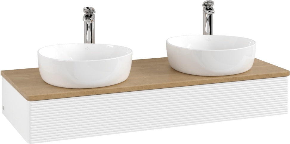 Villeroy & Boch Antao Waschbeckenunterschrank K13151 1200 mm White Matt Lacquer mit SoftClosing