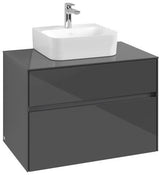 Villeroy & Boch Collaro Waschbeckenunterschrank 800 mm Glossy White mit SoftClosing