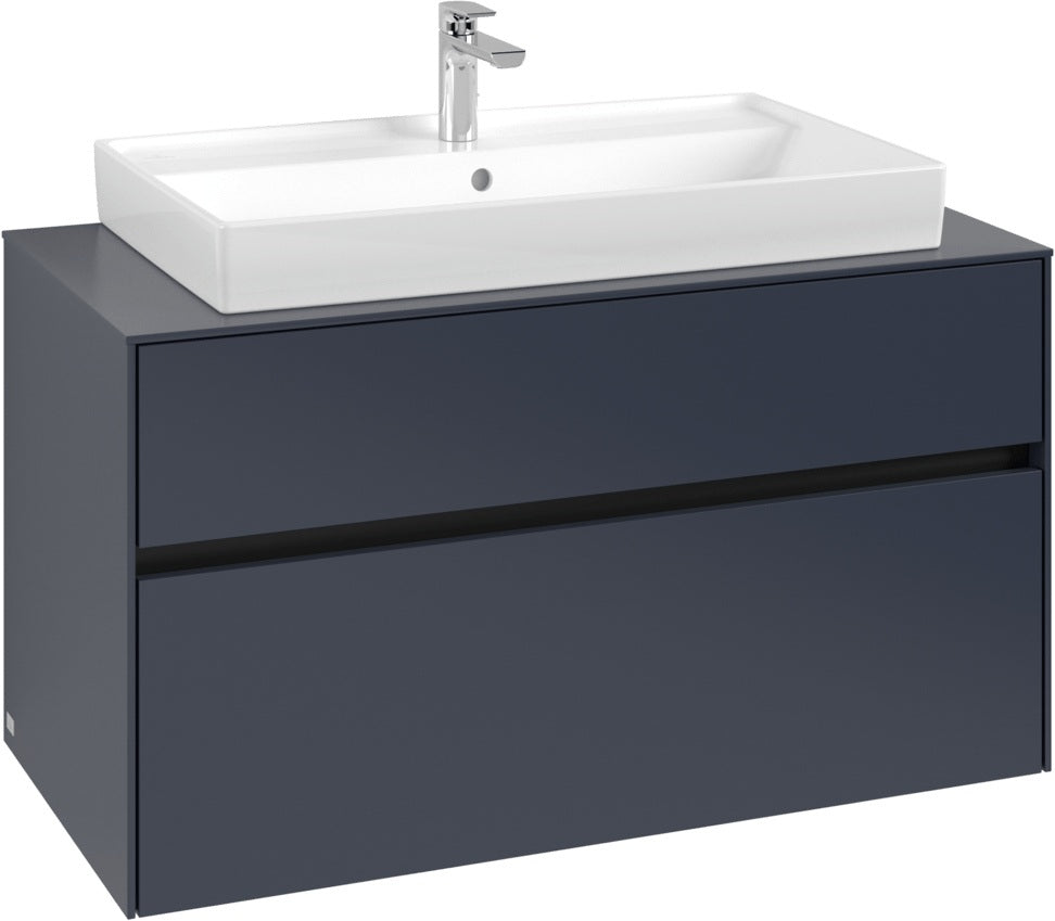 Villeroy & Boch Waschtischunterschrank Collaro C020 B0 1000 mm White Oak mit Beleuchtung