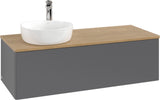 Villeroy & Boch Waschtischunterschrank Antao K33051 1200 mm Anthrazit Matt Lack mit Hahnlochbohrung