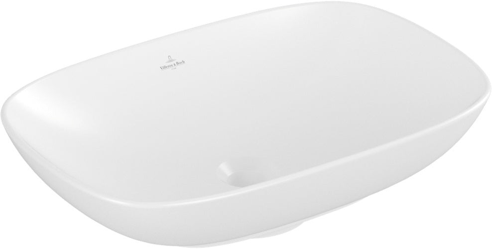 Villeroy & Boch Loop & Friends Aufsatzwaschbecken 560 mm Stone White CeramicPlus