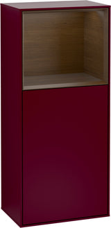 Villeroy & Boch Finion Seitenschrank G510GF, 418 mm, Glossy White Lacquer, mit Beleuchtung