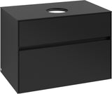 Villeroy & Boch Collaro Waschbeckenunterschrank 800 mm Volcano Black – 2 Auszüge, SoftClosing
