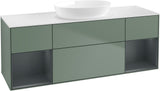 Villeroy & Boch Finion Waschbeckenunterschrank 1600 mm Glossy White Lacquer – mit LED-Beleuchtung
