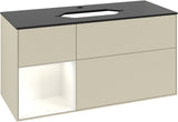 Villeroy & Boch Finion Waschtischunterschrank 1200 mm Glossy White Lacquer mit LED-Beleuchtung