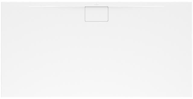 Villeroy & Boch Duschwanne Architectura 1000x800x15mm Rechteck Anthracite – Flacher Einbau, 90mm Ablauf