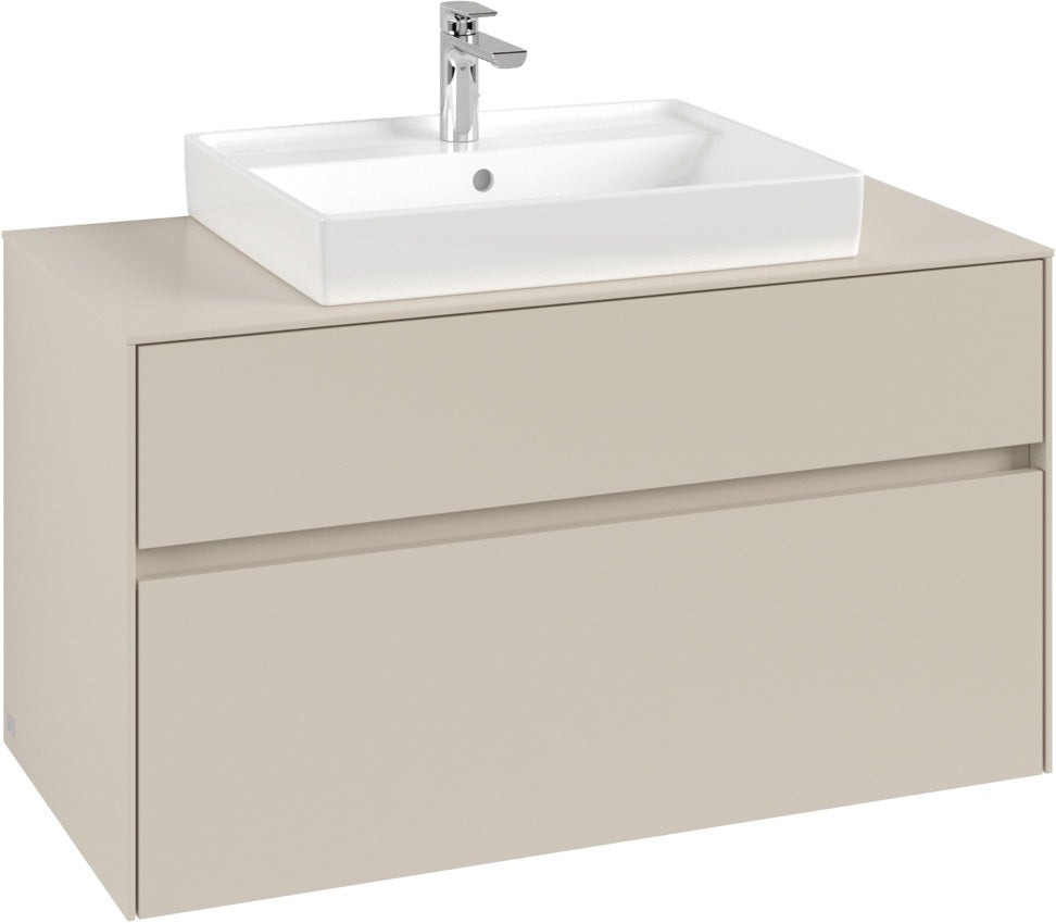 Villeroy & Boch Waschtischunterschrank Collaro C019 1000 mm Cashmere Grey mit SoftClosing