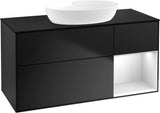 Villeroy & Boch Finion Waschtischunterschrank FA72GFGF 1200 mm Glossy White Lacquer mit LED-Beleuchtung