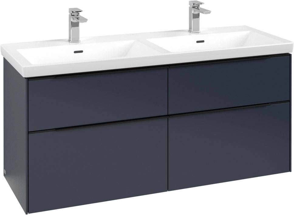 Villeroy & Boch Waschtischunterschrank Subway 3.0 C 568L0 1272 mm Brilliant White mit LED