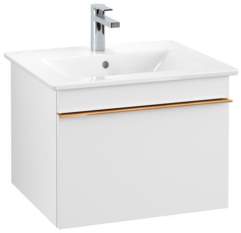 Villeroy & Boch Venticello Waschbeckenunterschrank 553 mm Glossy White – Wandhängend mit Auszug