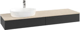 Villeroy & Boch Waschtischunterschrank Antao K15153 1600 mm Anthracite Matt Lack mit Hahnlochbohrung