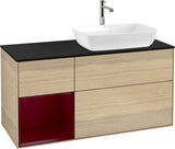 Villeroy & Boch Finion Waschtischunterschrank 1200 mm Glossy White Lacquer mit Beleuchtung