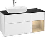weiß / Mitteldichte Faserplatte (MDF) / F812P C 1200x603x501mm Glossy White
