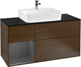 Villeroy & Boch Finion Waschbeckenunterschrank 1200 mm Glossy White mit Beleuchtung