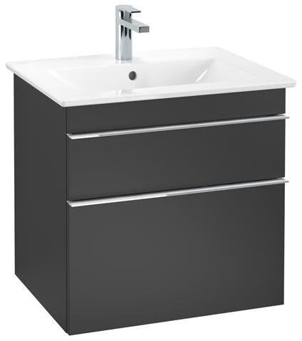 Villeroy & Boch VENTICELLO Waschtischunterschrank 603 mm Santana Oak mit 2 Auszügen und Glasabtrennungen