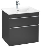 Villeroy & Boch VENTICELLO Waschtischunterschrank 603 mm Santana Oak mit 2 Auszügen und Glasabtrennungen