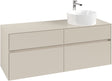 Villeroy & Boch Waschtischunterschrank Collaro Cashmere Grey 1400 mm mit 4 Auszügen