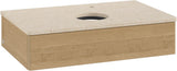 Villeroy & Boch Antao Waschbeckenunterschrank 800 mm Warm Walnut mit LED