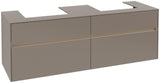 Villeroy & Boch Waschtischunterschrank Collaro C021 B0 1600 mm Kansas Oak mit LED-Beleuchtung