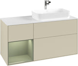 Villeroy & Boch Waschtischunterschrank Finion F271G 1200 mm Glossy White Lacquer mit Beleuchtung