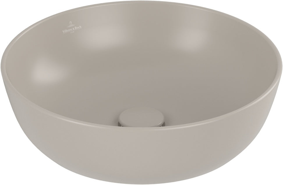 Villeroy & Boch Aufsatzwaschbecken Artis 430 mm rund Almond CeramicPlus