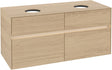 Villeroy & Boch Waschtischunterschrank Collaro C044 B0 Nordic Oak 1200 mm mit Beleuchtung und SoftClosing