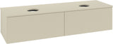 Villeroy & Boch Waschtischunterschrank Antao 1600 mm Silk Grey Matt Lack mit 2 Auszügen