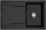 Villeroy & Boch Einbauspüle Siluet 45 Ebony CeramicPlus 800x510mm reversibel