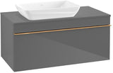 Villeroy & Boch Venticello Waschtischunterschrank Glossy White 957 mm, Auszug links