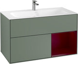 Villeroy & Boch Finion Waschtischunterschrank 996 mm White Matt Lacquer mit Beleuchtung