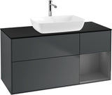 Villeroy & Boch Finion Waschbeckenunterschrank 1200 mm Glossy White Lacquer mit Beleuchtung