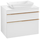 Villeroy & Boch Venticello Waschtischunterschrank 757 mm Glossy White mit 2 Auszügen