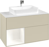 Villeroy & Boch Finion Waschtischunterschrank 1000 mm White Matt Lacquer mit LED-Beleuchtung