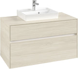 Villeroy & Boch Waschbeckenunterschrank Collaro C016 White Oak 1000 mm – Wandmontage mit SoftClosing