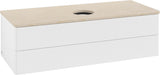 Villeroy & Boch Waschtischunterschrank Antao K21013 1200 mm Weiß Matt Lack mit 2 Auszügen