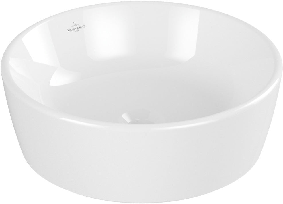 Villeroy & Boch Architectura Aufsatzwaschbecken 450x450mm Rund Weiß Alpin