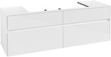 Villeroy & Boch Waschbeckenunterschrank Collaro C031 1600 mm Glossy White mit 4 Auszügen