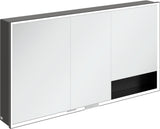 Villeroy & Boch Spiegelschrank My View+ B48110 1000 mm Graphite mit LED-Beleuchtung und SoftClosing