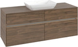 Villeroy & Boch Waschtischunterschrank Collaro C116 B0 1400 mm Arizona Oak mit LED-Beleuchtung